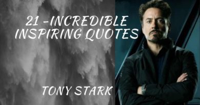 Tony stark quotes