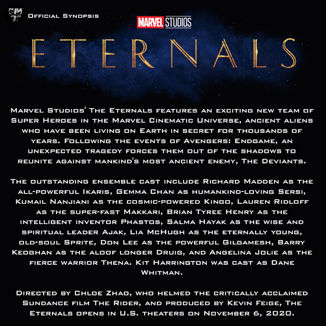 The Eternals Official Plot synopsis