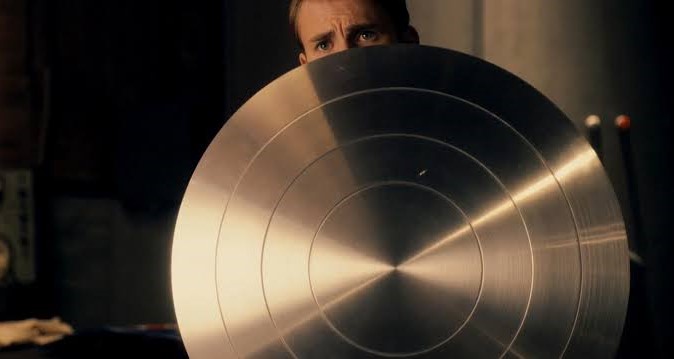 Vibranium shield in first avenger