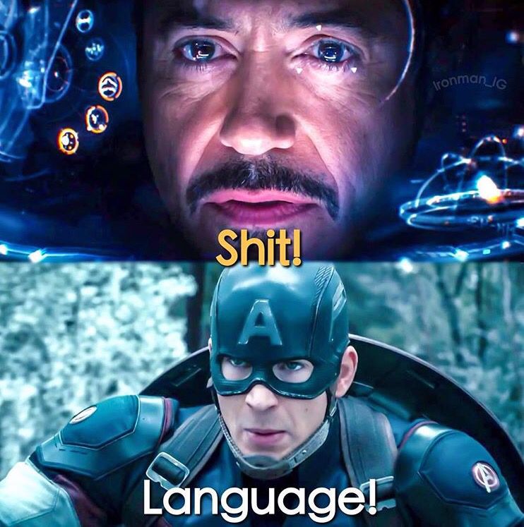 Captain America said Language