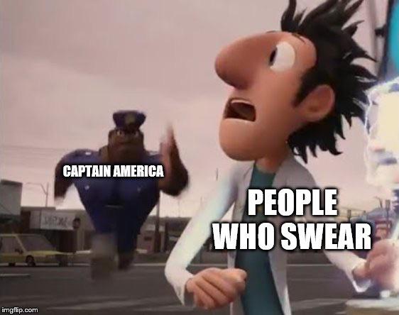 captain america language police