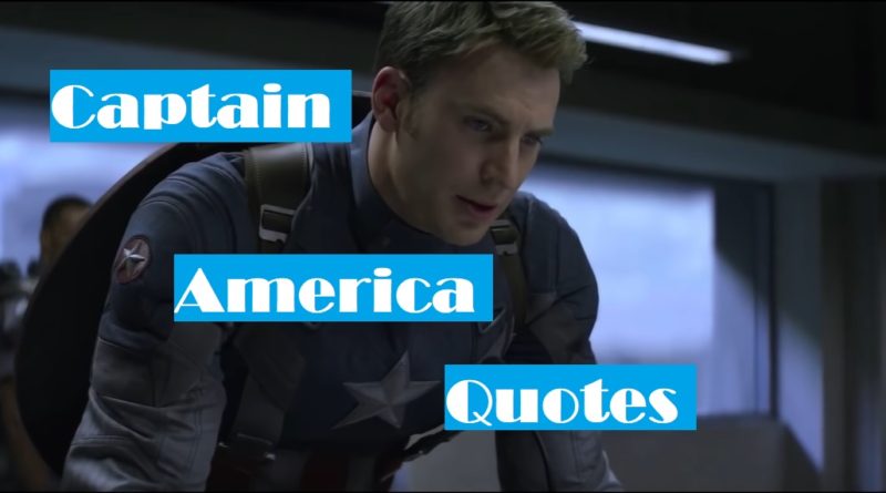 Captain America quotes