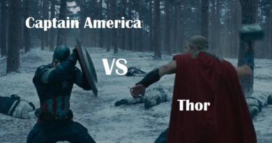 thor vs captain america