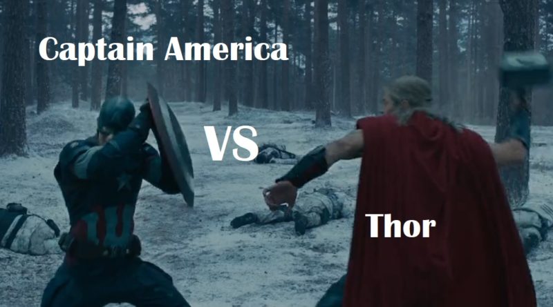 thor vs captain america