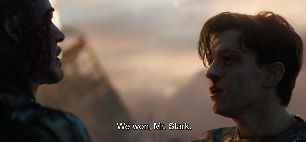 We won Mr. Stark