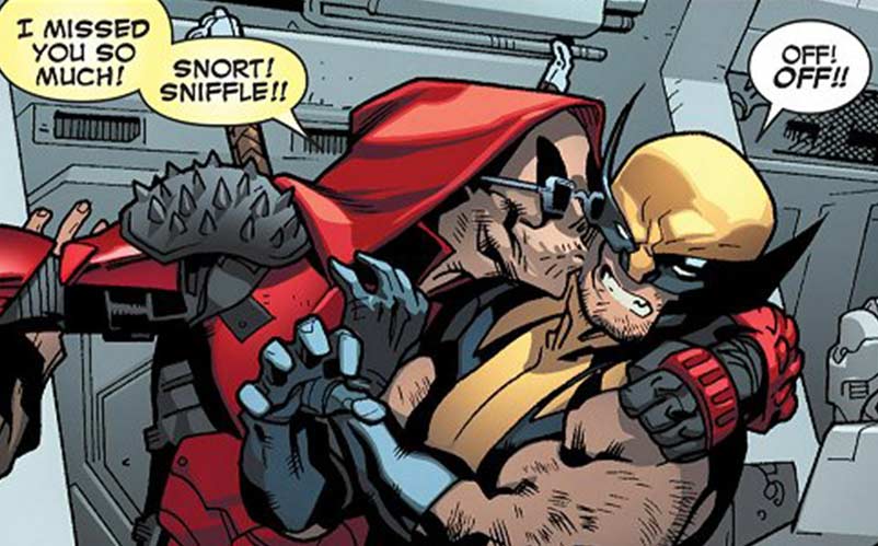 deadpool annoys wolverine